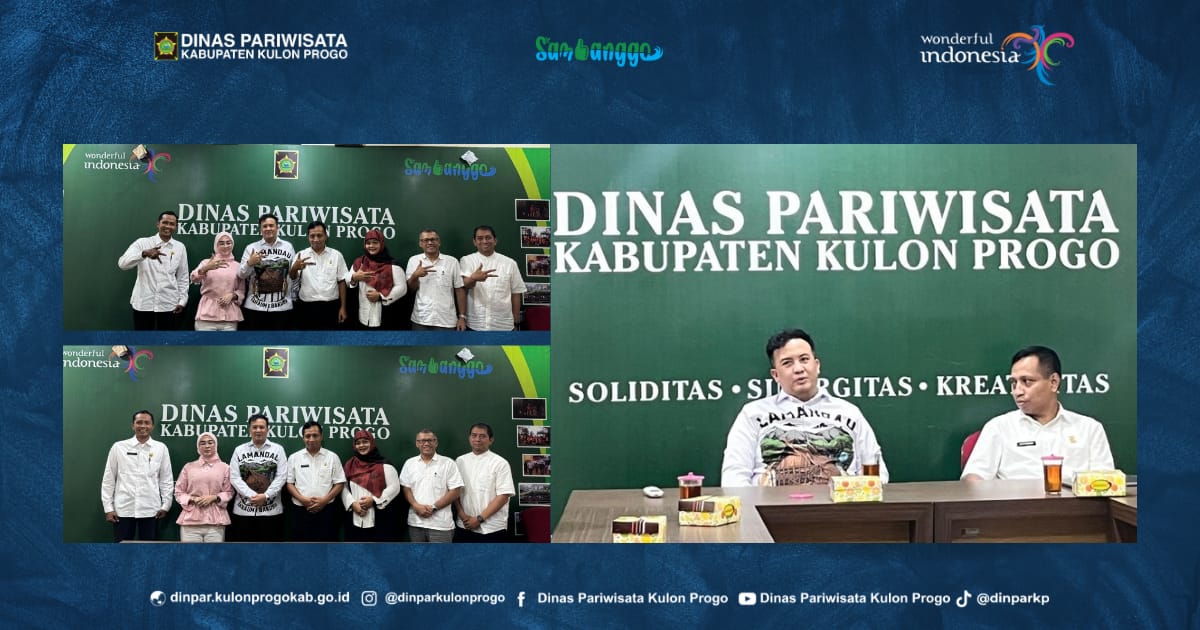Bupati Lamandau Kunjungi Dinas Pariwisata Kulon Progo, Dalami Pengembangan Pariwisata dan Desa Wisata